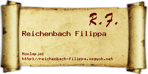 Reichenbach Filippa névjegykártya